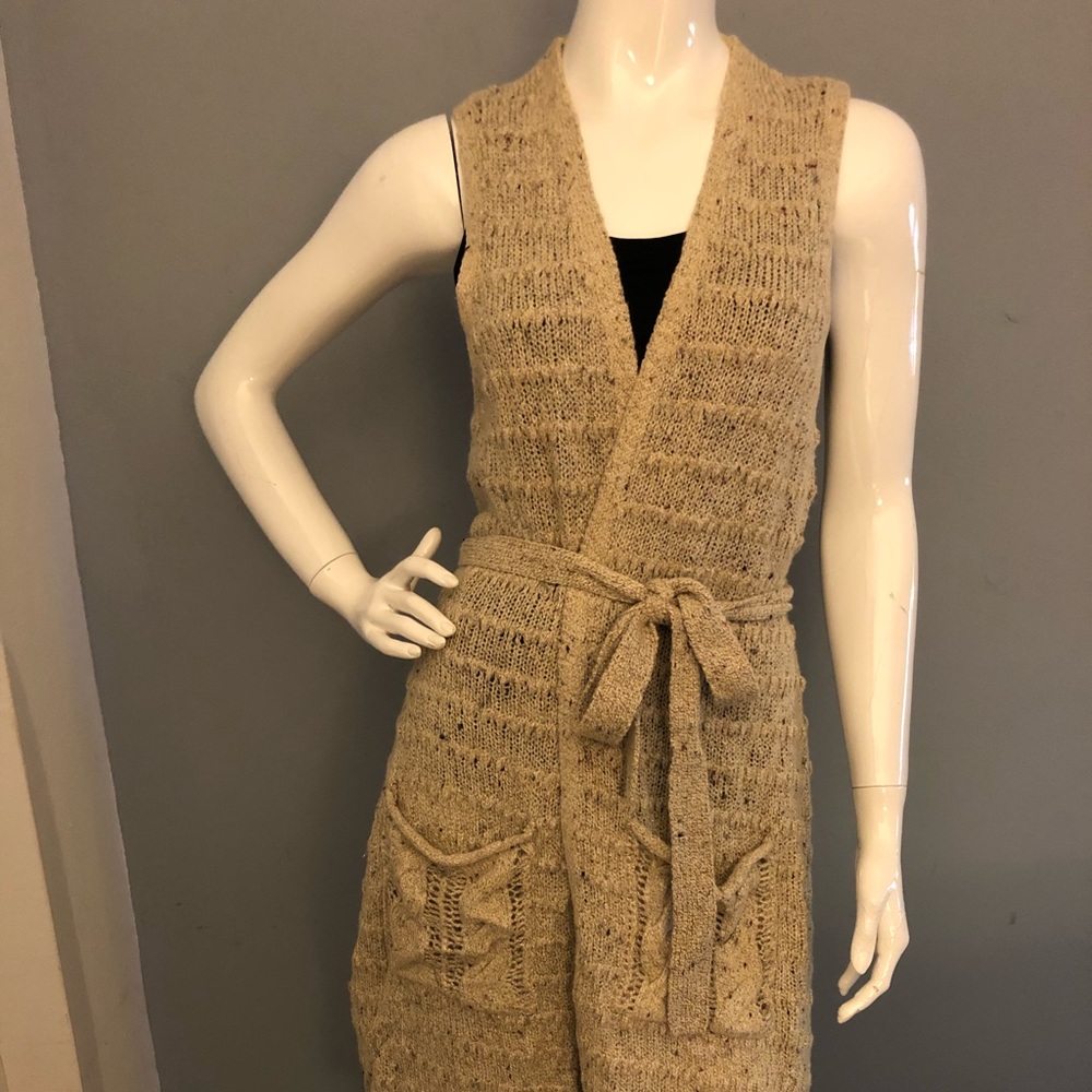 Boho Knit Duster with Belt